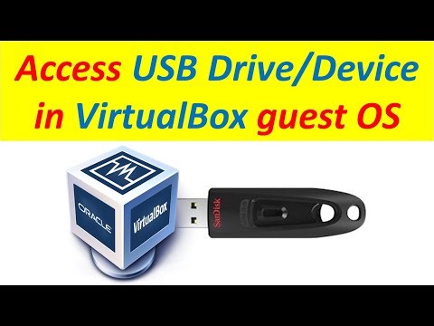 How to Access USB Drive/Device in VirtualBox guest OS #virtualbox #vm #techiezero