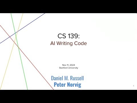 #14 - CS 139 - AI programming (Peter Norvig)