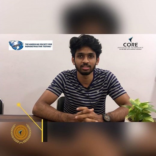 NDT QAQC Student Review | ASNT Level-2 | Training and Placement Support | NDT Admission 9447833399