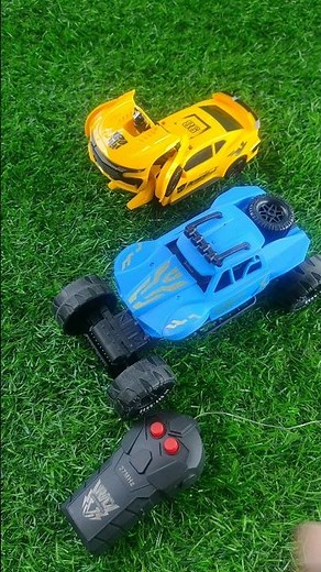 ASMR Unboxing and Review Toys RC Monster Truck and Bumblebee Transformers Robot Car