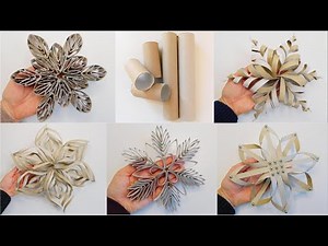 The Best Paper Snowflakes Tutorials ❄️ Easy Christmas Decorations DIY 🎄Paper Rolls Craft Ideas 😍