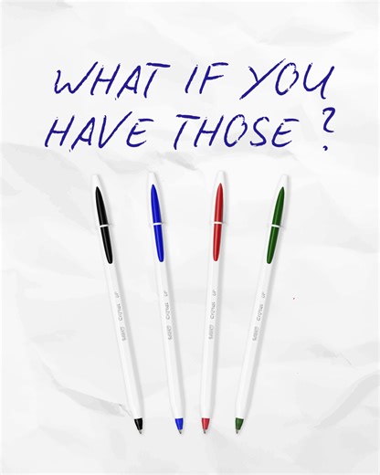 No skips. No smudges. Just smooth writing with BIC Cristal Up✍️✨ | Stylo BIC - TN