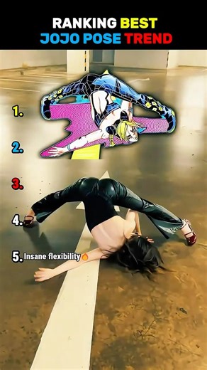 Ranking Best Jojo Pose Trend 😍