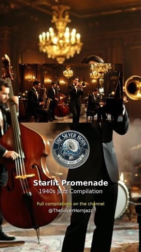 Starlit Promenade - 1940s Jazz Clip #Shorts