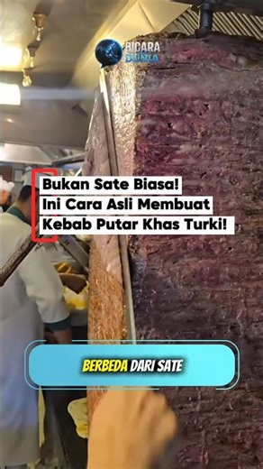 Bukan Sate Biasa! Ini Cara Asli Membuat Kebab Putar Khas Turki