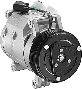 BDFHYK Air Conditioning A/C Compressor 158313 compatible with Buick Enclave V6 2008-2012 3.6L, compatible with Chevy Traverse 2009 2010 2011 2012 V6 3.6L