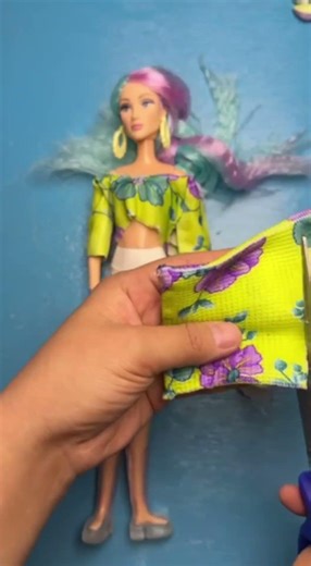 You Won’t Believe This Doll Dress Was Made from a Glove #DollDress