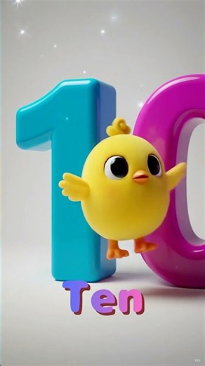 Learn Number 10 👑 123s & Counting for Toddlers #shorts