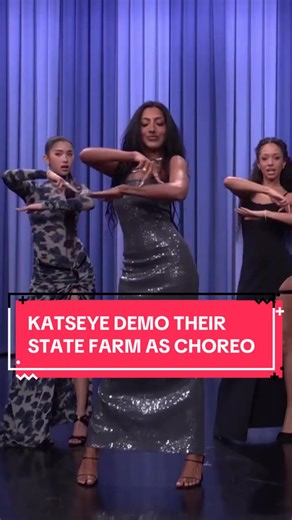 Tuning into the Super Bowl just for this and the Bad Bunny concert😩🔥 [via fallontonight] #katseye #thetonightshowstarringjimmyfallon #statefarm