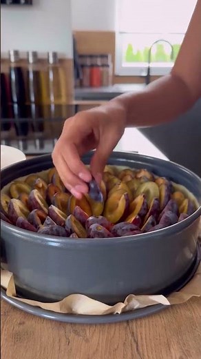 Tarte aux prunes 🍑