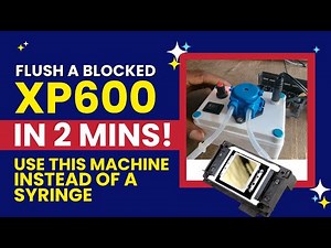 Flush XP600 Printer head in 2 Mins! With this Machine