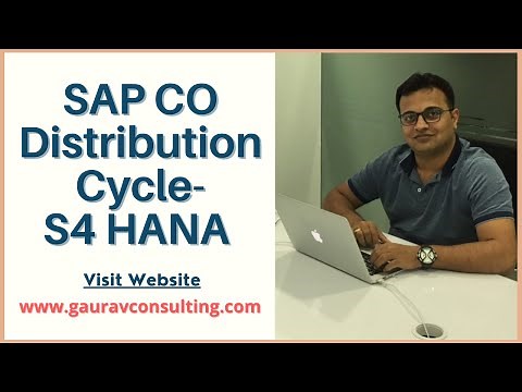 SAP CO Distribution Cycle - S/4 HANA | GauravConsulting.com