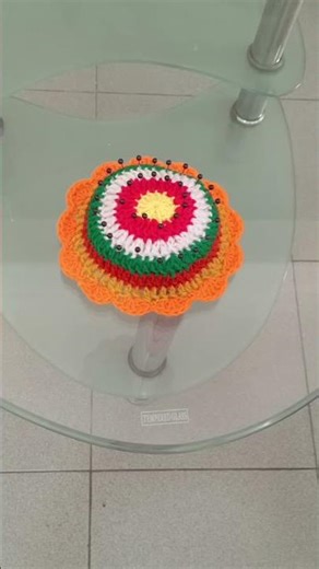 How to Crochet a simple pincushion Easy Tutorial #crochet.