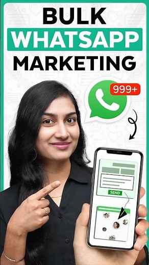 Best Way to Send WhatsApp Bulk Messages 🔥📱