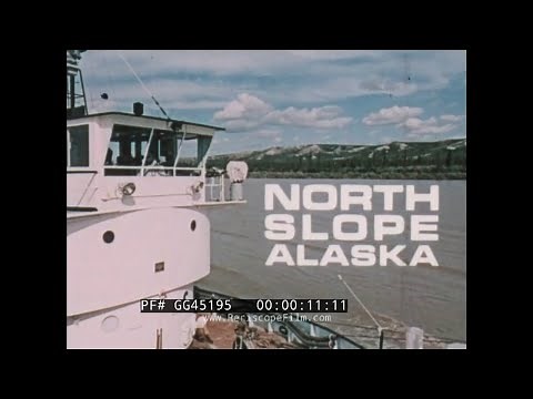 " NORTH SLOPE ALASKA " 1964 BP PROSPECTING & DRILLING FOR OIL IN ALASKA DOCUMENTARY FILM GG45195