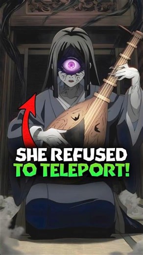 Why Nakime Didn't Teleport Other Demons In Infinity Castle! Demon Slayer #shorts #demonslayer