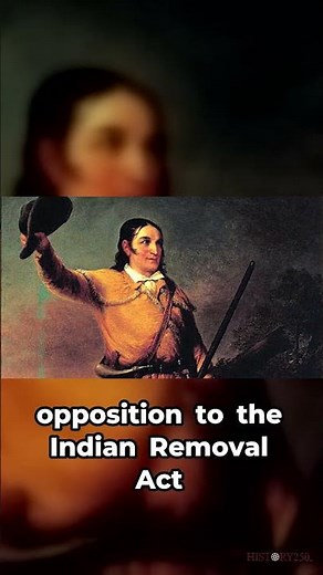 Davy Crockett lost reelection fighting Indian Removal