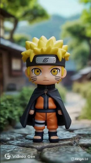 Chibi Naruto Comes to Life 🍃 | Ultra-Realistic Anime Art | Naruto Shippuden