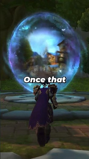 Creating portals in WoW once required multiple mages #worldofwarcraft #warcraft