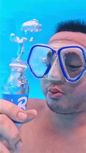 Burp RC Cola vs Fanta Underwater