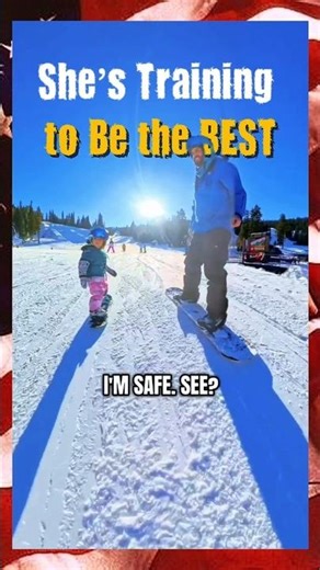 “Every Champion Starts Like This… ❤️” #snowboarding