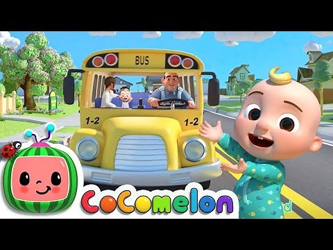 Wheels on the Bus! (School Edition) | ‪@CoComelon‬ | Nursery Rhymes | Karaoke!