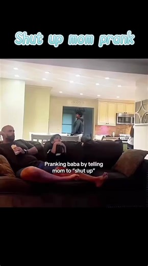 Shut up mom prank #family #momlife #dadlife #dadsoftiktok ##momsoftiktok #fyp