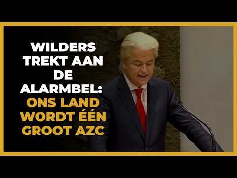Geert Wilders trekt aan de alarmbel: ´Dadelijk is ons land één groot azc´