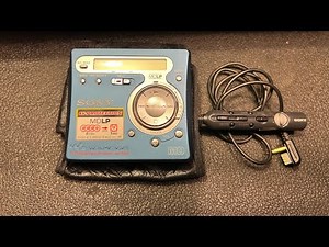 Sony portable mini disc recorder MZ-R700