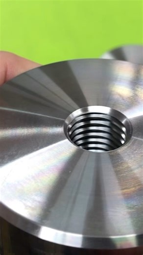 GO Manufacturing on Instagram: "Nice “easy” lathe job in 316 stainless steel. Threading went very well with the Okuma M33 M75 threading infeed patterns and that solid carbide threading tool. It did chip the tool on the last part, so I had to chase it with a tap since there were no extra parts. . #gomfg #shoptips . . . . . . #igchipoftheweek #practicalmachinist #machinistsofinstagram #machinistcommunity #machinistslife #machinistnation #machinstlife #cnc #cncmill #cncmachinist #cncmachining #cncm