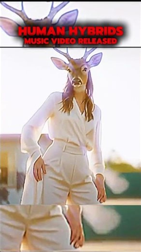 4K AI Music Video – Stunning Human–Animal Hybrids #shorts #hybrid #hybridanimals
