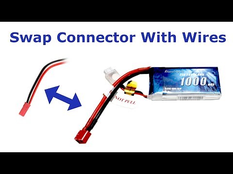 How to Replace a LiPo Battery Connector End