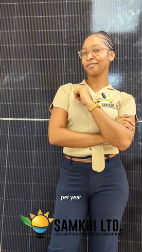 Samkhi Ltd.💡 | Did you know? Solar panels degrade very slowly, typically losing only a small percentage of efficiency each year meaning your system... | Instagram