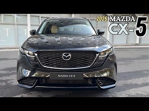 All-New 2026 Mazda CX-5 in Future Black - A Stunning SUV Transformation!
