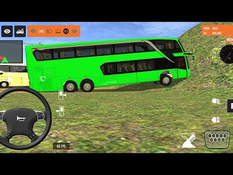 Euro Bus Driving Game PublicTransportation 2024 Indonesia BusSimulator Android Gameplay #86