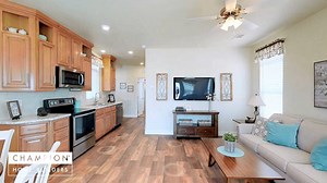 VIRTUAL TOUR: This cute and cozy home has 2 beds, 2 baths and is 889 sq. ft. Built by our factory in Chandler, AZ, this could be the perfect two bedroom tiny home for you! Take a virtual tour here: http://bit.ly/2P68uo4 | Champion Homes