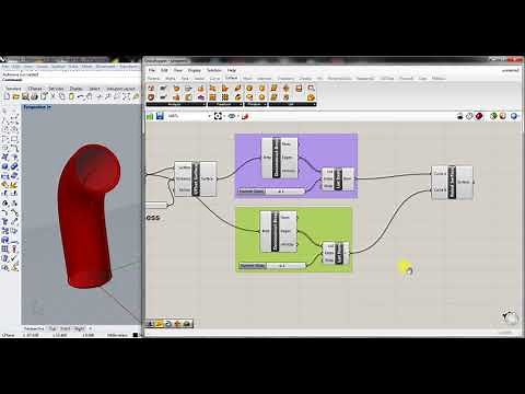 Rhino Grasshopper - parametric Pipe