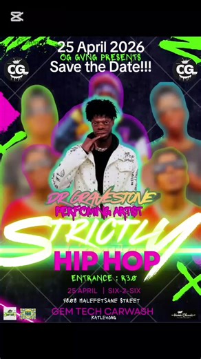 @Blaq Kiddoe & 2GuD hosting on the 25 April at Gem Tech carwash !!! pull up with everyone it's gonn' be lit🔥🔥🔥#fyp #upcomingartistSA #deadpoets #strictlyhiphop