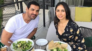 John Abraham and wife Priya Runchal enjoy a romantic getaway. See pics