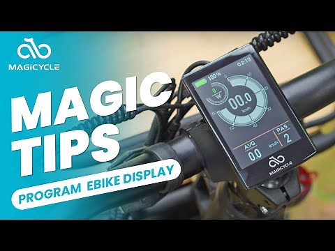 Full Settings of Ebike Display - Magicycle Folding Electric Bike Jaguarundi