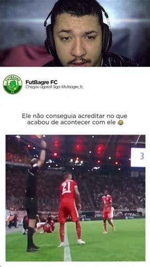 Ele não ACREDITOU NO QUE VIU!😂#futebol
