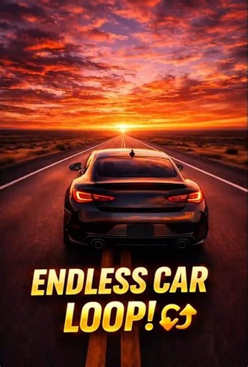 Satisfying Endless Car Drive!