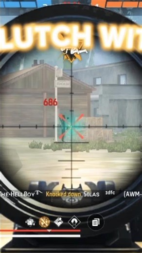 END LEVEL 1 vs 4 with AWM (gameplay)