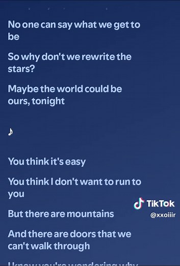 Rewrite The Stars — Zac Efron & Zendaya Lyrics