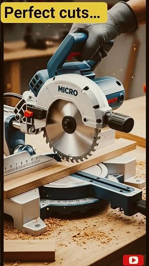 Perfect Miter Cuts in Seconds 🔥 | MICRO Precision Saw in Action #woodworking #satisfying #tools #usa