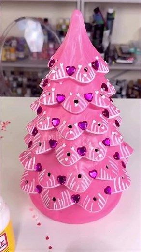 Seasonal Decor Hack 💕 Ceramic Trees You Can DIY All Year 💕 DIY Valentine Tree