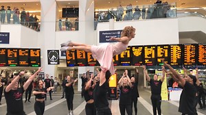 The Dirty Dancing - The Classic Story On Stage cast have certainly arrived in Birmingham, if you didn't manage to catch the flash mob at Birmingham New Street Station here it is. Get yourself to The Alex for the time of your life 🍉 Tickets selling fast! Best availability Tue – Fri https://atgtix.co/2YHmC08 | The Alexandra
