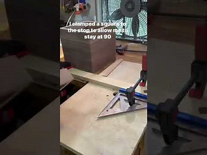 Part 5 of the wedding box build - hinge mortises on my plywood router table #woodworkingprojects