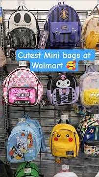 💕 Walmart has the best mini backpacks!!! #Disney, SpongeBob 🧽, Hello Kitty and more #walmartfinds