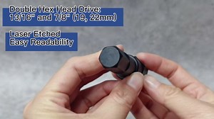 PlatinumEdge Lug Nut Key Set, 16 Pieces SAE & Metric Wheel Lock Removal Tool Kit, Cr-Mo Steel